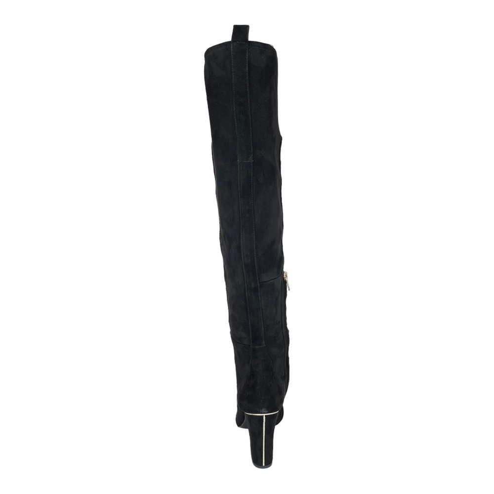 DKNY Sloane Black Suede Leather OTK Womens Boots Size 9.5M - Picture 5 of 11